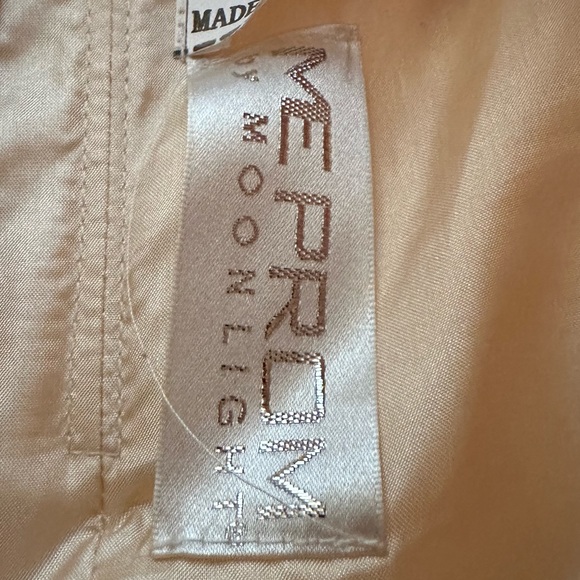 Size 16 Gold Pageant/Prom/Formal Dress with Rhinestones - Picture 7 of 7